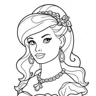 Omalovanka Vintage Hlavy Barbie 135443 67289