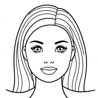 Omalovanka Modni Hlavy Barbie 135444-67296