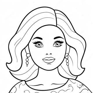 Omalovanka Roztomile Hlavy Barbie 135445-67297