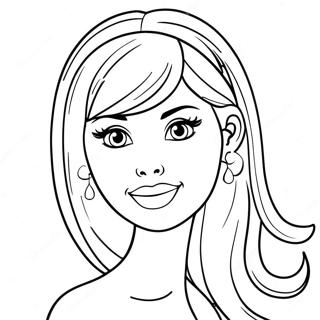 Omalovanka Roztomile Hlavy Barbie 135445-67299