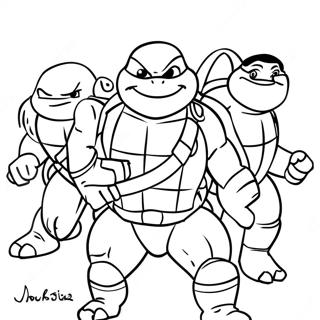 Tmnt 2012 Omalovanka 135543-67364