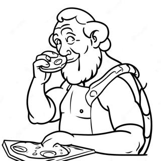 Michelangelo Ji Pizzu Omalovanka 135547-67380