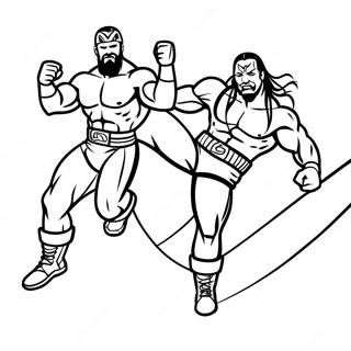 Dynamicka Omalovanka Wwe Tag Team 135727-67520