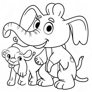 Horton A Kdo Omalovanka 135904-67649