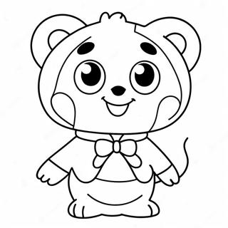 Roztomile Postavy Kdo Omalovanka 135905-67654