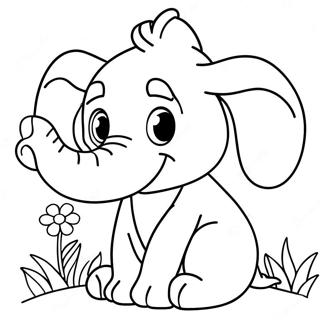 Horton S Kvetinou Omalovanka 135906-67659