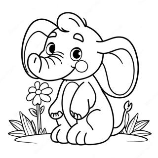 Horton S Kvetinou Omalovanka 135906-67660