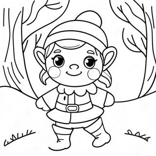 Omalovanka Hraveho Elfa V Zimni Risi Divu 136234 67911