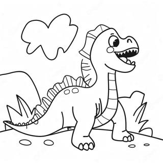 Omalovanka Dinosauru Na Valentyna 136359-68004
