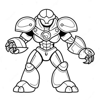 Omalovanka Bitvy S Metroidem 136518-68140