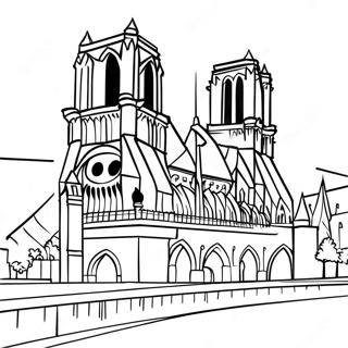 Notre Dame Omalovánky