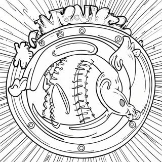 Omalovanka Vintage Baseballu Mets 137491-69038