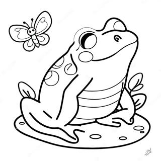 Barevna Zaba S Motylem Omalovanka 13783-3017