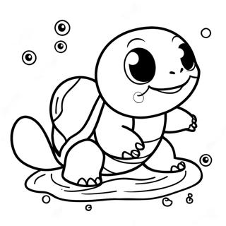 Energicky Squirtle Plavajici Omalovanka 137878-69348