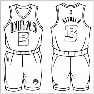 Barevna Omalovanka Dresu Nba 138286-69655