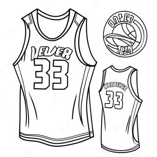 Retro Omalovanka Dresu Nba 138287-69657