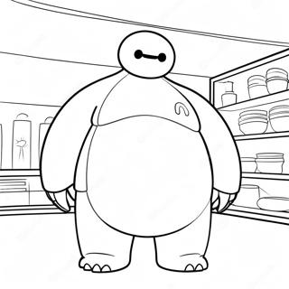 Baymax Omalovánky