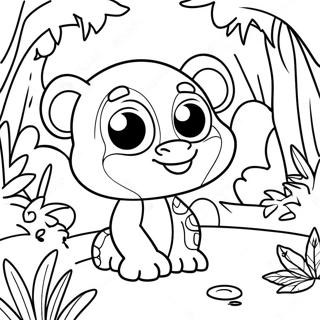 Vzrusujici Dobrodruzstvi V Dzungli Zooby Omalovanka 138466 69800