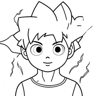 Omalovanka Killua S Bleskovymi Schopnostmi 138593-69897