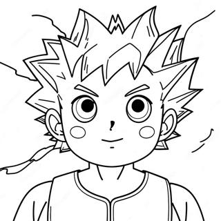 Omalovanka Killua S Bleskovymi Schopnostmi 138593-69898