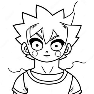 Omalovanka Killua S Bleskovymi Schopnostmi 138593-69899