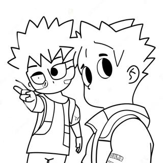 Omalovanka Killua A Gonovo Pratelstvi 138595-69907