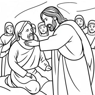 Omalovanka Jezis Uzdravujici Slepe 138745 70015