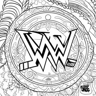 Omalovanka Wwe Logo 138950 70178