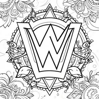 Omalovanka Wwe Logo 138950 70180