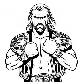 Omalovanka Triple H Drzici Dva Pasy 138951 70183