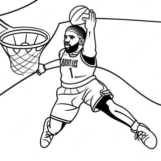 Kyrie Irving Omalovánky