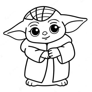 Omalovanka Baby Yoda Na Vanoce 139639-70710