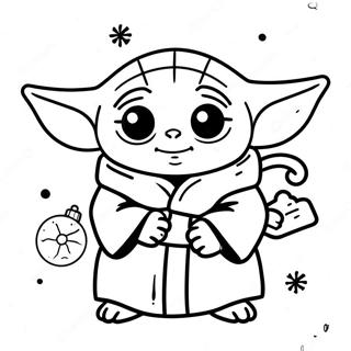 Omalovanka Baby Yoda Na Vanoce 139639-70712