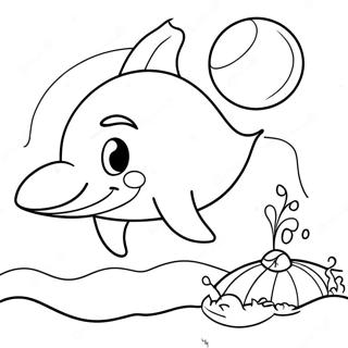 Kresleny Delfin S Plazovym Micem Omalovanka 14531-3178