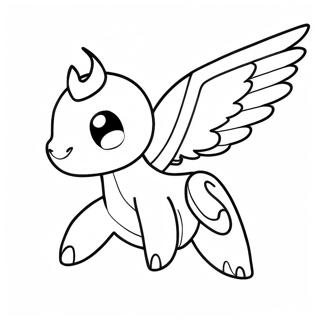 Omalovanka Letajiciho Legendarniho Pokemona 14895-3257