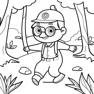 Blippi Zkouma Prirodu Omalovanka 16261-3552