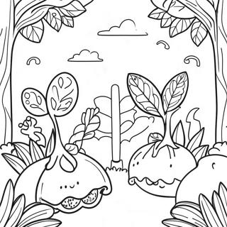 Podivna Zeleninova Zahrada Omalovanka 16457-3602