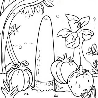 Podivna Zeleninova Zahrada Omalovanka 16457-3603