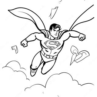 Superman Letajici Vysoko Omalovanka 17337-3786
