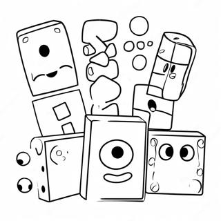 Zabavne Dobrodruzstvi Numberblocks Omalovanka 17529-3830