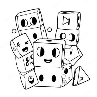 Numberblocks Hrajici Si Spolu Omalovanka 17532-3844