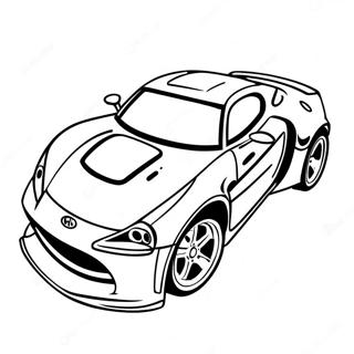 Barevne Omalovanky Sportovniho Auta Hot Wheels 17623-3852