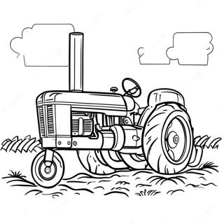 Omalovanka Vintage Traktoru Ktery Ora 18161-3967
