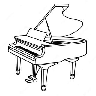 Piano S Barevnymi Notami Omalovanka 18437-4034