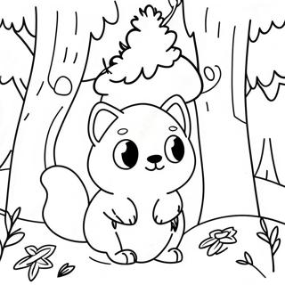 Sladka Lesni Zviratka Omalovanka 18998-4156