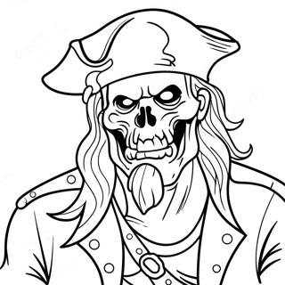 Zombie Pirat Omalovanka 20267-4423