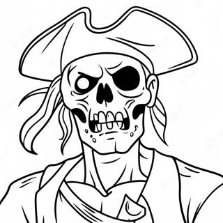 Zombie Pirat Omalovanka 20267-4424