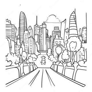 Omalovanka S Mestskou Krajinou Zootopie 20838-4550