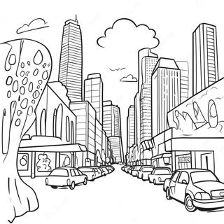 Omalovanka S Mestskou Krajinou Zootopie 20838-4552