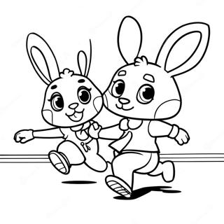 Omalovanka S Judy Hopps Pronasledujici Zlocince 20839-4555